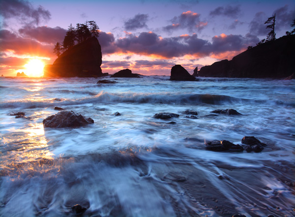 Second Beach, Olympic National Park - Landscape and National Park Photography by Daniel Ewert